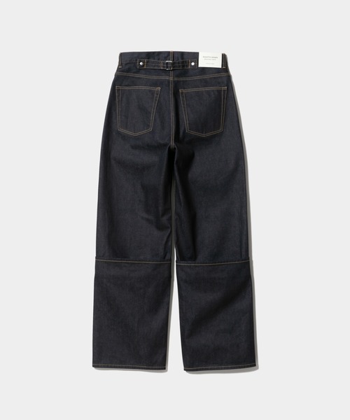 selvedge denim flip hem pants（デニムパンツ）｜beautiful