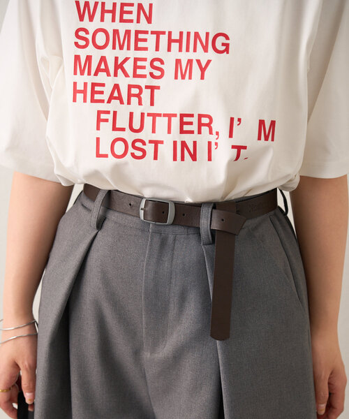 Kastane（カスタネ）の「【レザー&スエード】B エンボス加工ベルト（ベルト・レディース・ブラウン系その他/ブラック/ブラウン・FREE）」の6枚目の写真