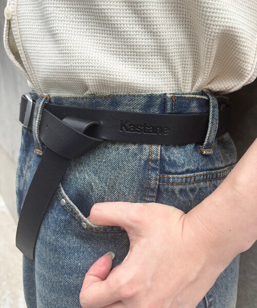 Kastane（カスタネ）の「【レザー&スエード】B エンボス加工ベルト（ベルト・レディース・ブラウン系その他/ブラック/ブラウン・FREE）」の15枚目の写真