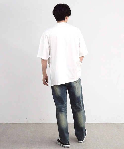 RATTLE TRAP(ラトルトラップ)の「【CHAOTIC】別注アナーキーポルカドットプリントオーバーサイズTシャツ(Tシャツ/カットソー・メンズ・ブラック/ホワイト・M/L/LL)」の15枚目の写真