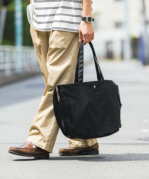 RAGEBLUE（レイジブルー）の「2WAY/ジップトート/ショルダーバッグ（ショルダーバッグ・メンズ・ブラック・FREE）」の3枚目の写真