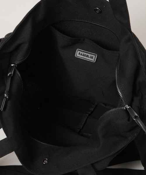 RAGEBLUE（レイジブルー）の「2WAY/ジップトート/ショルダーバッグ（ショルダーバッグ・メンズ・ブラック・FREE）」の18枚目の写真