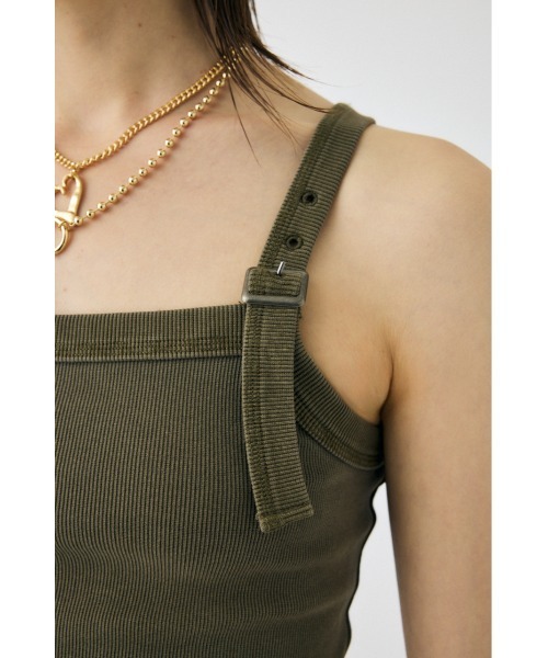 MOUSSY（マウジー）の「FADED BELT タンクトップ（タンクトップ・レディース・カーキ/ベージュ/ライトブラック・FREE）」の15枚目の写真