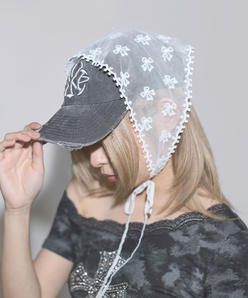 Buyer's Select/ ワンホンレースバブーシュカ（バンダナ