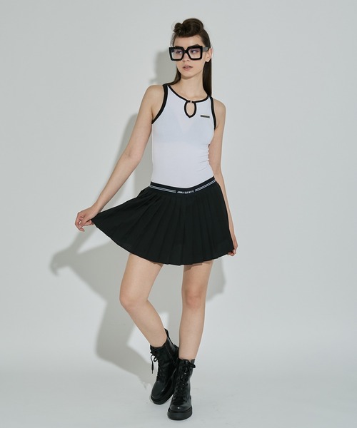 ANNA SUI NYC(アナ スイ エヌ ワイ シー)の「ホール カットタンクトップ(タンクトップ・レディース・ブラック/ホワイト・FREE)」の18枚目の写真