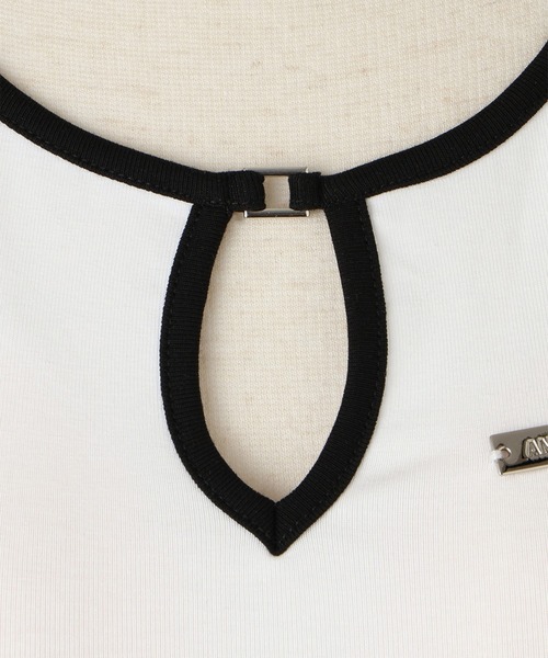 ANNA SUI NYC(アナ スイ エヌ ワイ シー)の「ホール カットタンクトップ(タンクトップ・レディース・ブラック/ホワイト・FREE)」の6枚目の写真