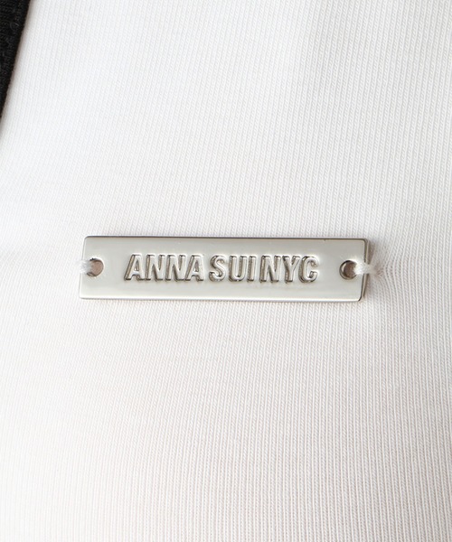 ANNA SUI NYC(アナ スイ エヌ ワイ シー)の「ホール カットタンクトップ(タンクトップ・レディース・ブラック/ホワイト・FREE)」の7枚目の写真