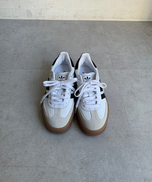 DouDou(ドゥドゥ)の「【adidas/アディダス】SAMBAE W(スニーカー・レディース・ホワイト・23.5cm/24.5cm/24cm)」の7枚目の写真