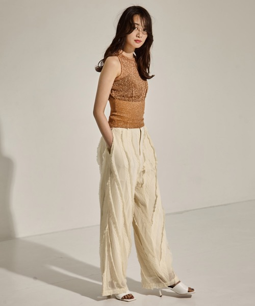 パンツ todayful Sheer Jacquard Trousers 36 TODAYFUL(トゥデイフル) / Life's online store（ライフズ