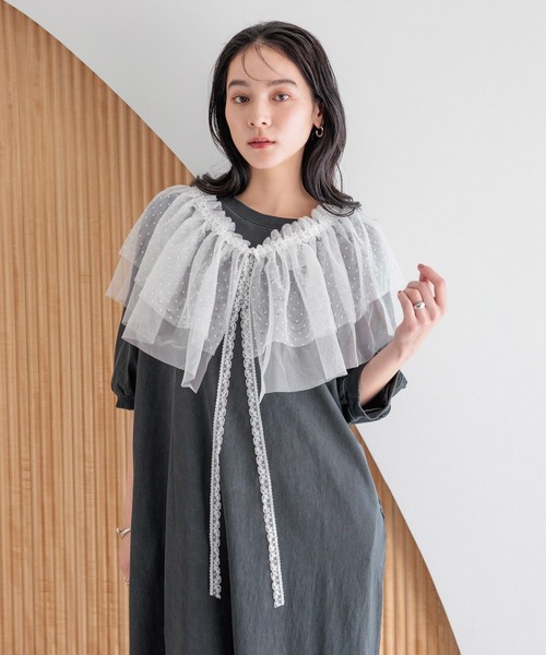 LOWRYS FARM（ローリーズファーム）の「フリルツケスソ　497457（ベルト・レディース・ホワイト・FREE）」の2枚目の写真