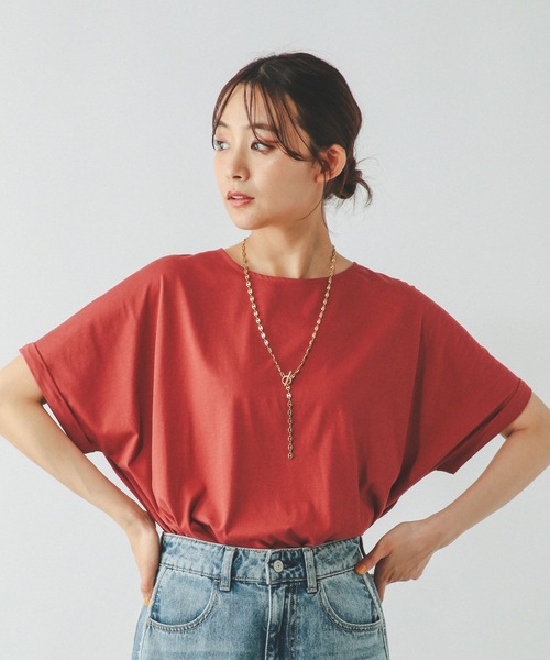 KBF - ☆新品☆ 今季 KBF ウエストギャザードルマンプルオーバー フローズンドルマンプルオーバー/451572（Tシャツ/カットソー