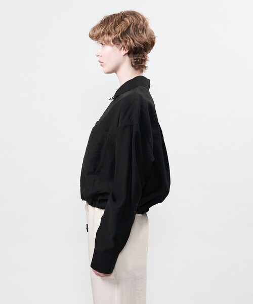 ブラウス シャツ 「ASTRAET」スソゴム クロップドブラウス レディース ASTRAET＞スソゴム クロップドブラウス（シャツ/ブラウス