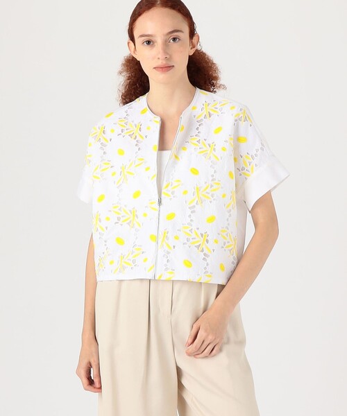 新品タグ付き/トゥモローランド/デイジーポップジップアップブラウス デイジーポップ ジップアップブラウス（シャツ/ブラウス