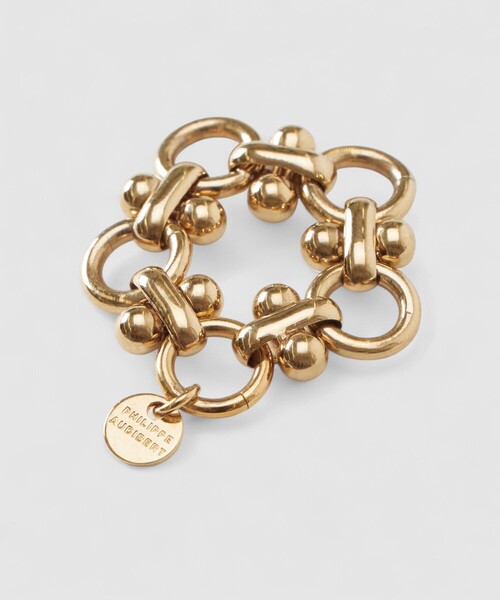 新品☆PHILIPPE AUDIBERT サークルリング GOLD PHILIPPE AUDIBERT フィリップ オーディベール Light gold