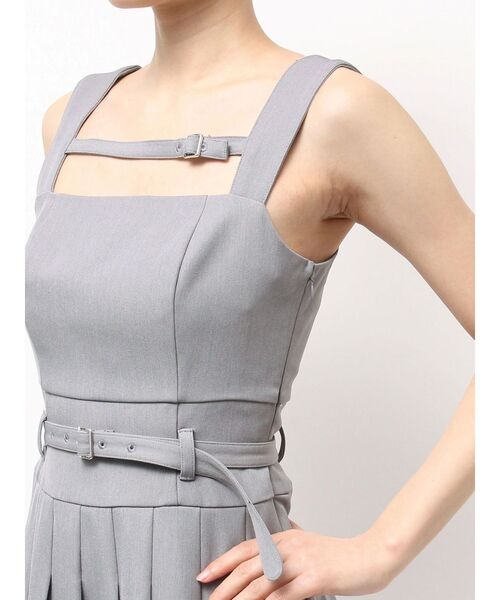 EATME（イートミー）の「プリーツキャミワンピース（ワンピース・レディース・グレー/アイボリー/ブラック・SMALL/MEDIUM）」の11枚目の写真