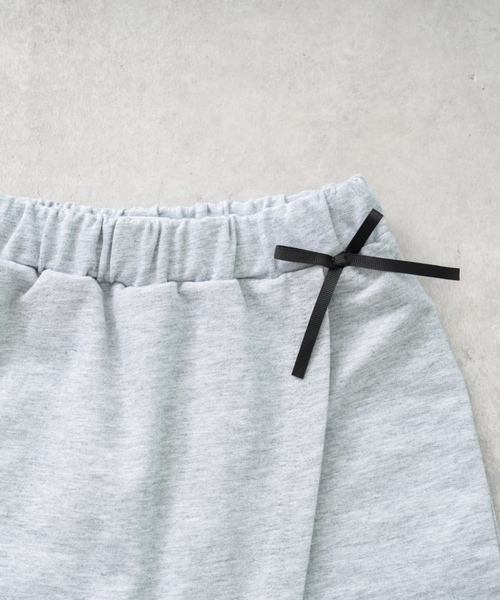 and D. petit main（アンドディープティマイン）の「【綿100%】カット台形ラップキュロット（スカート・キッズ・ベージュ/グレー/ブラック・90cm/110cm/130cm/120cm/140cm/100cm）」の21枚目の写真