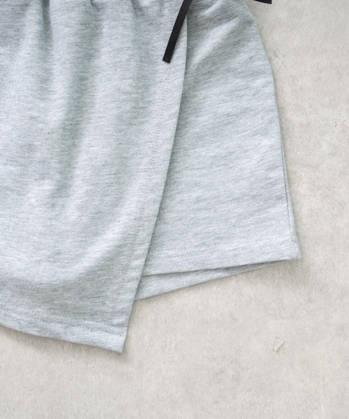 and D. petit main（アンドディープティマイン）の「【綿100%】カット台形ラップキュロット（スカート・キッズ・ベージュ/グレー/ブラック・90cm/110cm/130cm/120cm/140cm/100cm）」の22枚目の写真