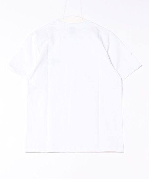 B'day(ビーデイ)の「ヘヴィウェイト天竺 ワンポイント刺繍 半袖 クルーネック コットン100%(Tシャツ/カットソー・メンズ・ブラック/ホワイト/ブルーグリーン・LARGE/MEDIUM)」の8枚目の写真