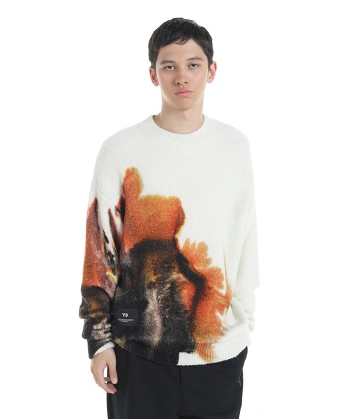 Y-3 AOP KNIT CREW（ニット/セーター）｜Y-3（ワイスリー）の