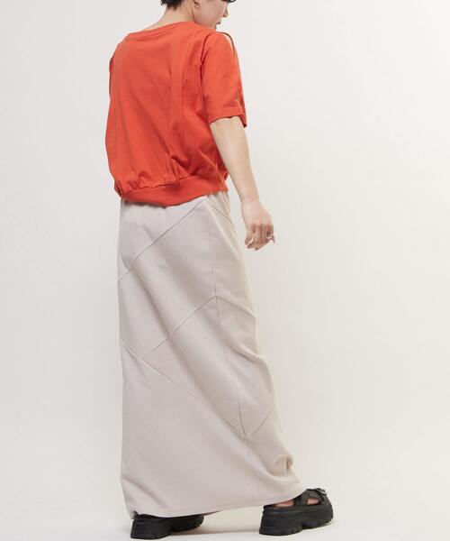 CONVERSE TOKYO(コンバーストウキョウ)の「SWITCHING PANEL RIB SKIRT(スカート・レディース・ピンク/チャコールグレー/ベージュ・FREE)」の20枚目の写真
