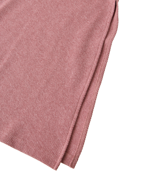 CONVERSE TOKYO(コンバーストウキョウ)の「SWITCHING PANEL RIB SKIRT(スカート・レディース・ピンク/チャコールグレー/ベージュ・FREE)」の6枚目の写真