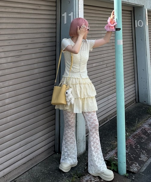 Alley Tokyo(アリートーキョー)の「ポーチとセットのショルダーBag(ショルダーバッグ・レディース・レッド/オフホワイト/ブラック/イエロー・FREE)」の15枚目の写真