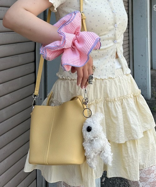 Alley Tokyo(アリートーキョー)の「ポーチとセットのショルダーBag(ショルダーバッグ・レディース・レッド/オフホワイト/ブラック/イエロー・FREE)」の12枚目の写真