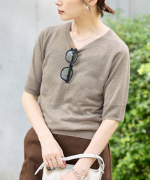23SS❤️IENA イエナ アンサンブル カーディガン 半袖 リネン