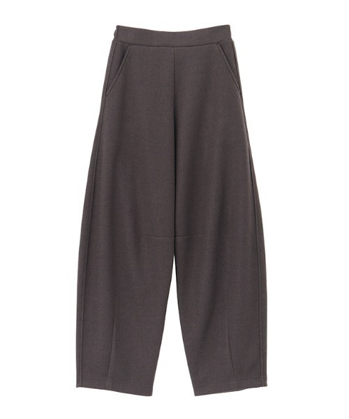 RANAN(ラナン)の「フェイクウールバレルレッグカーブパンツ(その他パンツ・レディース・ブラック/ダークブラウン/ベージュ・M/L/LL)」の6枚目の写真