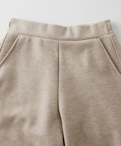 RANAN(ラナン)の「フェイクウールバレルレッグカーブパンツ(その他パンツ・レディース・ブラック/ダークブラウン/ベージュ・M/L/LL)」の9枚目の写真