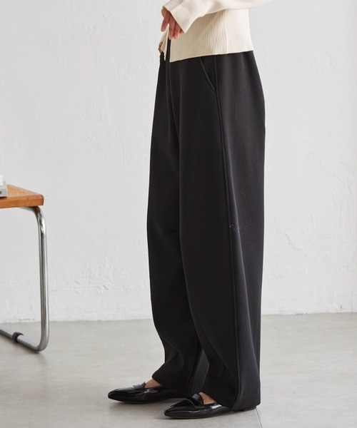 RANAN(ラナン)の「フェイクウールバレルレッグカーブパンツ(その他パンツ・レディース・ブラック/ダークブラウン/ベージュ・M/L/LL)」の15枚目の写真