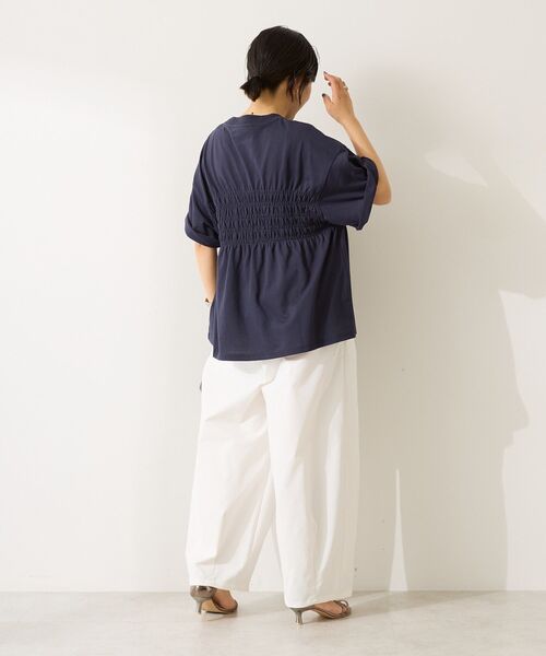AMERICAN HOLIC(アメリカンホリック)の「カレッジプリントシャーリングプルオーバー(Tシャツ/カットソー・レディース・チャコールグレー/ネイビー/オフホワイト・M/L)」の11枚目の写真