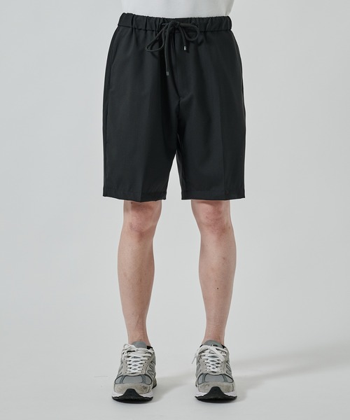 markaware（マーカウェア）の「FLAT TAPERED EASY SHORTS（その他パンツ・メンズ・ネイビー/ブラック/チャコールグレー・1/2）」の9枚目の写真