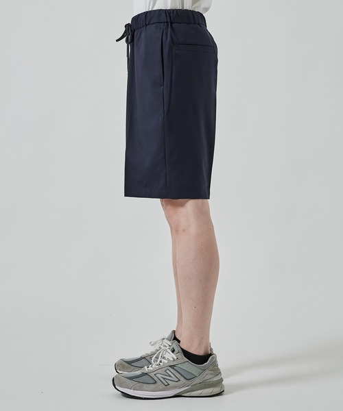 markaware（マーカウェア）の「FLAT TAPERED EASY SHORTS（その他パンツ・メンズ・ネイビー/ブラック/チャコールグレー・1/2）」の19枚目の写真