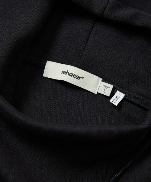 rehacer（レアセル）の「rehacer : Cocoon Pullover Hoodie / コクーン プルオーバー フーディー（パーカー・メンズ・ネイビー/ベージュ/ブラック・SMALL/MEDIUM/LARGE/X-LARGE）」の8枚目の写真