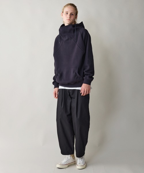 rehacer（レアセル）の「rehacer : Cocoon Pullover Hoodie / コクーン プルオーバー フーディー（パーカー・メンズ・ネイビー/ベージュ/ブラック・SMALL/MEDIUM/LARGE/X-LARGE）」の12枚目の写真