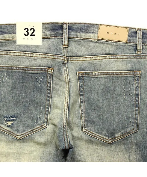 mnml（ミニマル）の「【mnml】X162 STRETCH DENIM [I]（デニムパンツ・メンズ・ブラック/ブルー・38/36/34/32/30/28/29）」の8枚目の写真