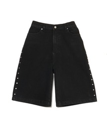 STUDDED WIDE SHORTS