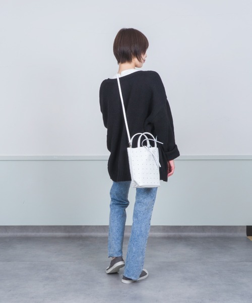 MARLON FIRENZE(マーロンフィレンツェ)の「【MARLON】ショルダーバッグ トートバッグ 本革(ショルダーバッグ・レディース・ブラック/ホワイト/ブラック系その他/ブラウン・FREE)」の21枚目の写真