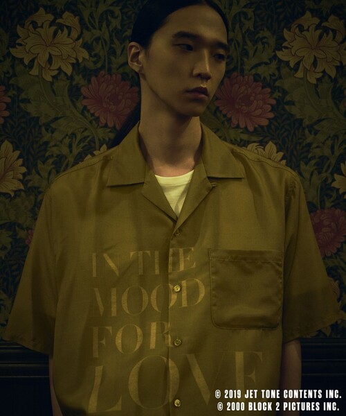 アダムエロペ　半袖　シャツ 花様年華 25周年 × 10Culture for ADAM ET ROPE'】IN THE MOOD