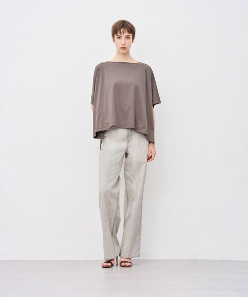 uncrave(アンクレイヴ)の「【upper hights×uncrave】THE NIECE ストレートデニムパンツ(デニムパンツ・レディース・ライトグレー系・23/22/21/25/24)」の8枚目の写真