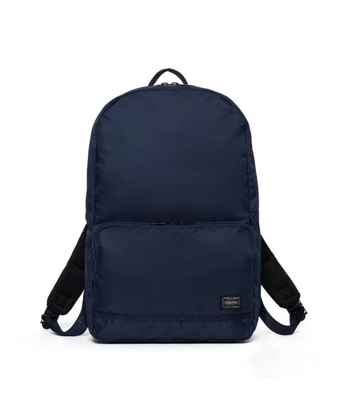 PORTER(ポーター)の「フラッシュ デイパック(バックパック/リュック・メンズ・ブラック/ネイビー・FREE)」の1枚目の写真