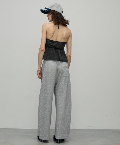 uyu.（ウユ）の「サテンダブルフリルキャップ（キャップ・レディース・グレー/ネイビー・FREE）」の11枚目の写真