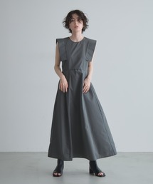 &. NOSTALGIA | 【ZOZO限定】スクエアスリーブフレアワンピース(ワンピース)