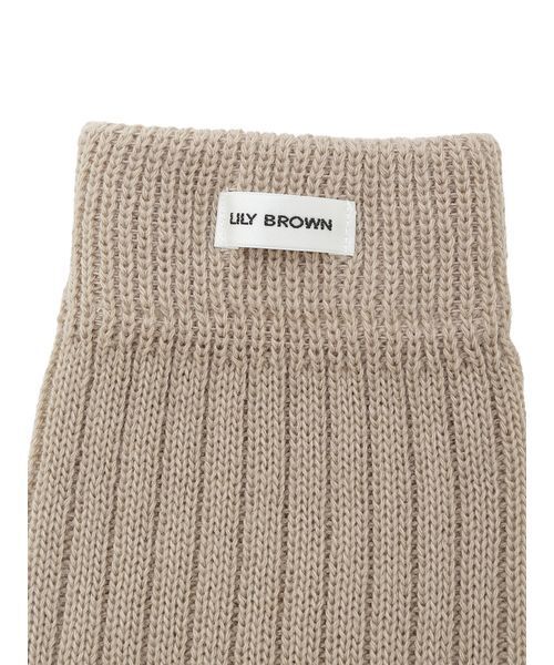 LILY BROWN(リリーブラウン)の「ウールブレンドルーズソックス(ソックス/靴下・レディース・グレー/ホワイト/ベージュ・F)」の10枚目の写真