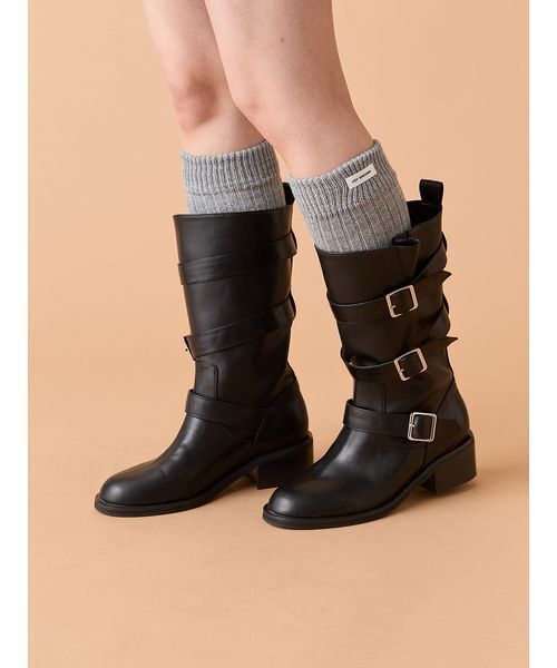 LILY BROWN(リリーブラウン)の「ウールブレンドルーズソックス(ソックス/靴下・レディース・グレー/ホワイト/ベージュ・F)」の13枚目の写真