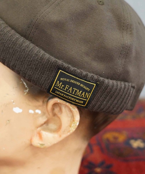 【MRFATMAN】OX FISHERMAN CAP ブラック OX FISHERMAN CAP（キャップ）｜MRFATMAN（ミスターファットマン