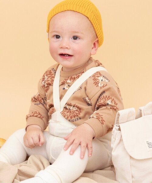 セール】Bpop どうぶつ総柄ボディオール（ロンパース）｜BREEZE