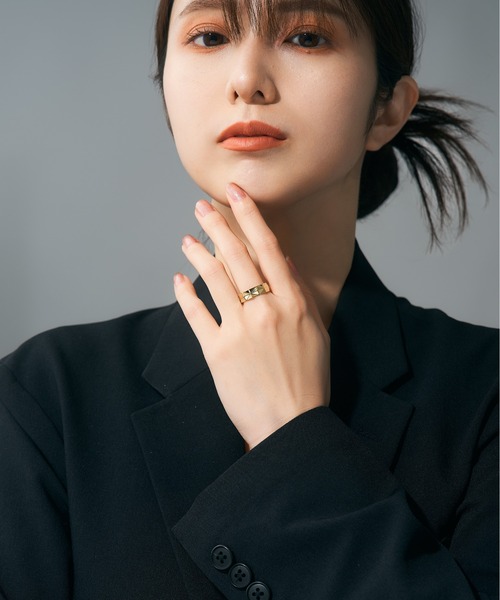 Jewel closet by L&Co.（ジュエルクローゼットバイエルアンドコー）の「K18 リング（リング・レディース・イエローゴールド・11号/15号/13号）」の4枚目の写真