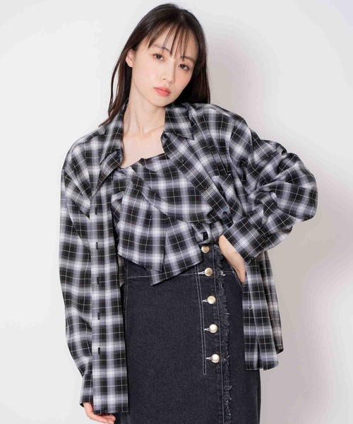 NOELA(ノエラ)の「アソートシャツ(シャツ/ブラウス・レディース・ブラック/ベージュ・フリー)」の1枚目の写真